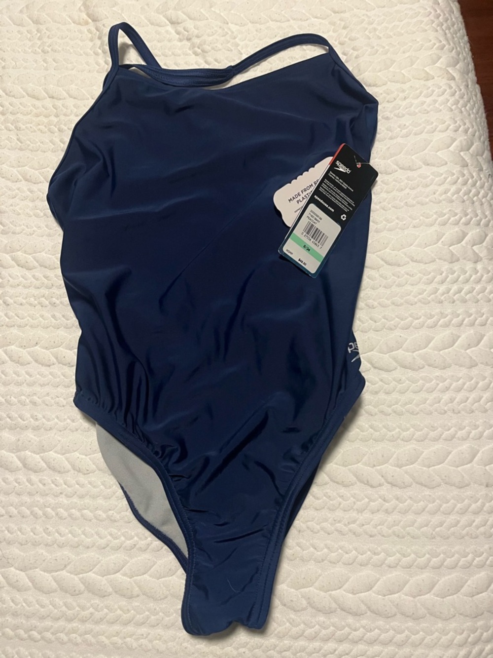 Speedo Navy One-Piece Swimsuit